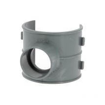 Selle de branchement pvc 90° Ø100-125 sorite Ø50