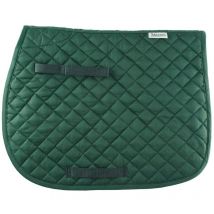 Blanc - Selle rectangulaire Poney en coton matelassé doux