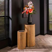 Pier Import - Sellette en bois d'acacia et ardoise (lot de 2) melbourne