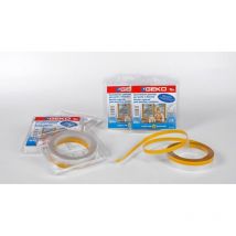 Geko - burlete adh venta-puer corredera v 10mx22mm transp 2000-6