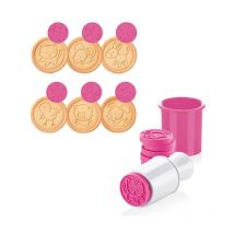 Sello de galleta Delicia con 6 animales surtidos