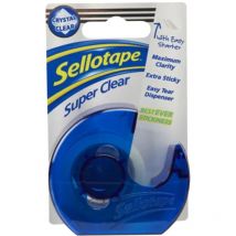 Sellotape Super Clear Tape 18mmx15m - Pack of 6