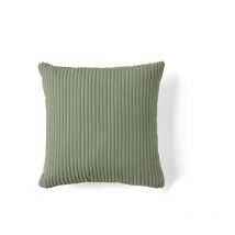 Selma - coussin - en velours côtelé - 40x40 cm - vert sauge