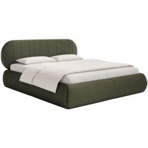 Asmelio - Polsterbett, Khaki, 180x200 Cm - Selsey