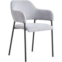 Azhai - Sedia imbottita con braccioli - blu chiaro - Selsey