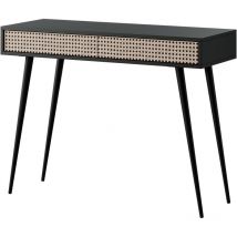 Selsey - Tocador Bello 104 cm trenza vienesa con patas negras