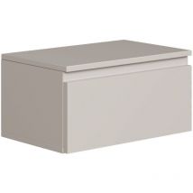 Selsey - bemmi -Mesita de noche suspendida -49 cm -greige