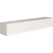 Selsey - bemmi -Mueble de tv suspendido con 2 puertas -175 cm -blanco