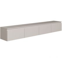 Selsey - bemmi -Mueble de tv suspendido con 2 puertas -200 cm -greige