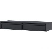 Evo - Tocador - 110 cm - con cajones - suspendido - negro - Selsey