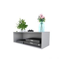 Selsey - larka - Meuble tv suspendu - 100 cm - gris