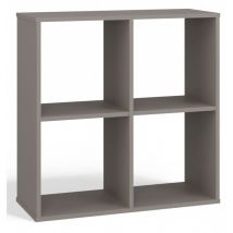 Selsey - malax - Estantería con 4 estantes - 74 cm - Gris