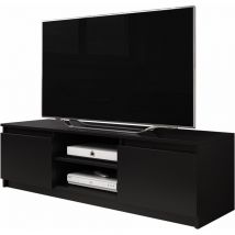 Selsey - permys - Mobile tv - 120 cm - grafite nera - senza led