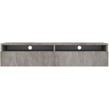 Rednaw - Mobile tv - 140 cm - cemento - scandinavo - moderno - Selsey
