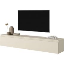 Selsey - seney - Mueble tv gris beige, 175 cm
