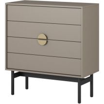 Stoon - Comodidad con cajones - 85 cm - gris piedra - Selsey