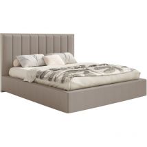 Selsey Togents - Polsterbett 140x200 Mit Chenillebezug, Braun