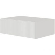 Veldio - Comodino sospeso - 50 cm - bianco - Selsey