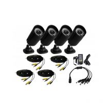 Semac - kit option 4 cameras filaires Vidéo surveillance