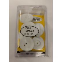 Semelles so.di.fer diamètre 23mm blanc 8pcs - 733601