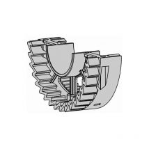 Couronne Demi 2 Trous Traversants Faac 63000585 Pièce de Rechange d'Origine Garantie Neuf