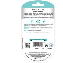 Semi di basilico biologico italiano