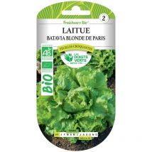 Semillas de lechuga batavia rubia de París bio Los Dedos Verdes