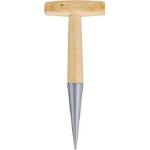 Strumenti per Fioriera a Bulbo 28cm Distributore di Semi per Piante da Giardino con Manico in Legno