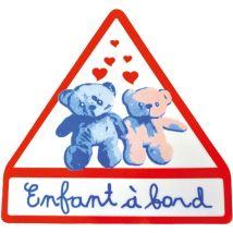 Señal de tráfico: niño a bordo