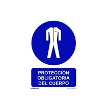 Normaluz - Señal 210X300Mm Pvc Uso Obligatorio Protecc Cuerpo Rd20012