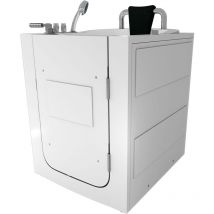 Acquavapore - Senioren Wanne Sitzbadewanne Sitzwanne Whirlpool mit Tür Pool S10-TH-WP