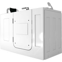 Acquavapore - Sitzwanne Whirlpool Badewanne mit Tür S07WP-A-L 140x76cm