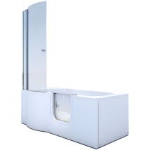 Acquavapore - Seniorendusche und Badewanne mit Tür S12D-R-ALL Dusche 85x170cm ohne 2K Scheiben Versiegelung