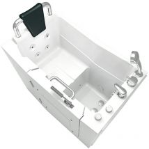 Acquavapore - Sitzwanne Whirlpool Badewanne mit Tür S08WP-A-L 68x110cm