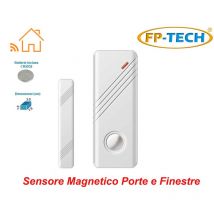 Sensore magnetico porte e finestre wireless allarme per antifurto casa