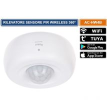 Atlo - sensore rilevatore pir wireless a soffitto 360° per sistema di allarme AZ-WG13A-TUYA