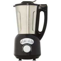 1 Blender Chauffant Inox Cook & Ice V3, Mixeur Zuppe Vellutate/passati, Cottura A Vapore, Gelati Smoothies, 1,5l,1400w, Nero, 1400 W, 1.5 Litri, 