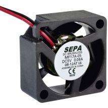 MF17A05 Axiallüfter 5 v/dc 0.9 m³/h (l x b x h) 17 x 8 x 17 mm - Sepa