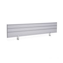 Paris Prix - Séparateur de Bureau 'Hide' 160cm Argent