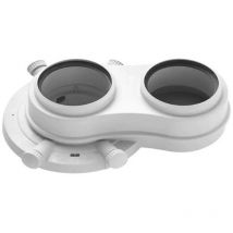 Adaptateur excentrique 80-80 avec prise d'analyse pour chaudières à condensation Saunier Duval MiConnect