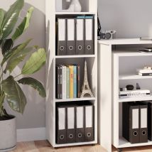 Vicco - Meuble de rangement cube Ludus, Blanc, 142.5 x 36.2 cm avec 2 boxes pliants opt.3