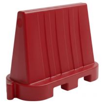 Plast'up Rotomoulage - Séparateur de voie lestable et empilable rouge - k16