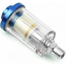 Séparateur d'eau à air comprimé 1/4", mini séparateur de filtre à air pour compresseur pistolet à peinture et autres outils pneumatiques