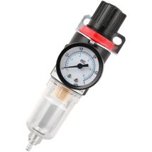 Séparateur D'Eau D'Huile à Air Comprimé Outil Filtre à Air Piège Réducteur Pression Avec Manomètre Lubrificateur De Régulateur Pneumatique Pour Les