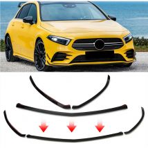 Séparateur inférieur avant pour mercedes-benz classe a W177 A180 A200 A220 A250 amg 19+ (noir brillant) Tiga