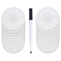 Séparateurs de Penderie, Diviseur de Taille,20 Pièces Diviseurs de Cintres, Séparateurs pour Penderie Bébé, Séparateurs de Taille, pour