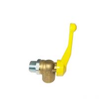 Gas Eck Kugelhahn dn 20 g 3/4' mit tae Modell 5510 für Zweirohrzähler - Seppelfricke