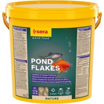 Pond Flakes 10 Liter Eimer Flockenfutter Teichfutter Fischfutter Goldfische - Sera
