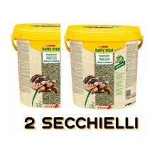 Raffy vital 10 litri 1,7 kg mangime per tartarughe di terra 2 pezzi - Sera