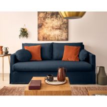 Lisa Design - Serena - canapé droit déhoussable 3 places en velours
